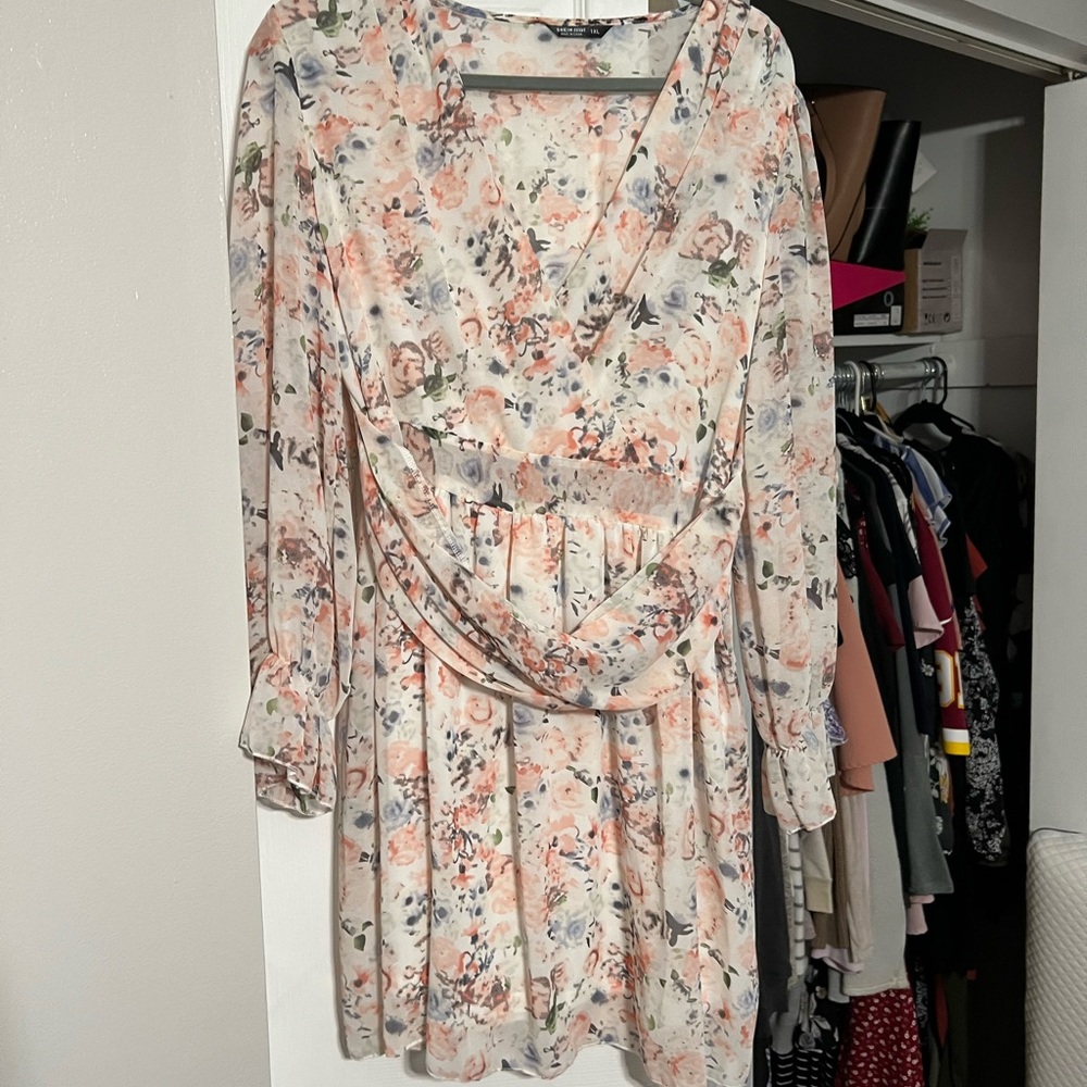 White Floral Dress